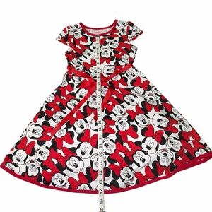 Disney Minnie Mouse Red and White Dress